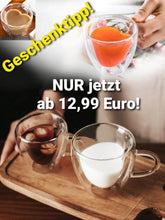 Laden Sie das Bild in den Galerie-Viewer, Herzförmiges doppelwandiges Isolierglas
