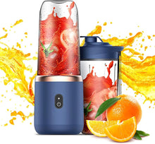 Laden Sie das Bild in den Galerie-Viewer, Tragbarer Smoothie Maker inkl. EXTRA Shaker 400ml