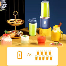 Laden Sie das Bild in den Galerie-Viewer, Tragbarer Smoothie Maker inkl. EXTRA Shaker 400ml