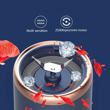 Laden Sie das Bild in den Galerie-Viewer, Tragbarer Smoothie Maker inkl. EXTRA Shaker 400ml
