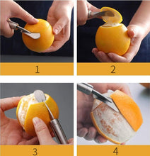 Laden Sie das Bild in den Galerie-Viewer, Orangen Schäler Edelstahl