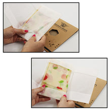 Laden Sie das Bild in den Galerie-Viewer, Wiederverwendbare Bienenwachs Frischhaltefolie 3er Pack